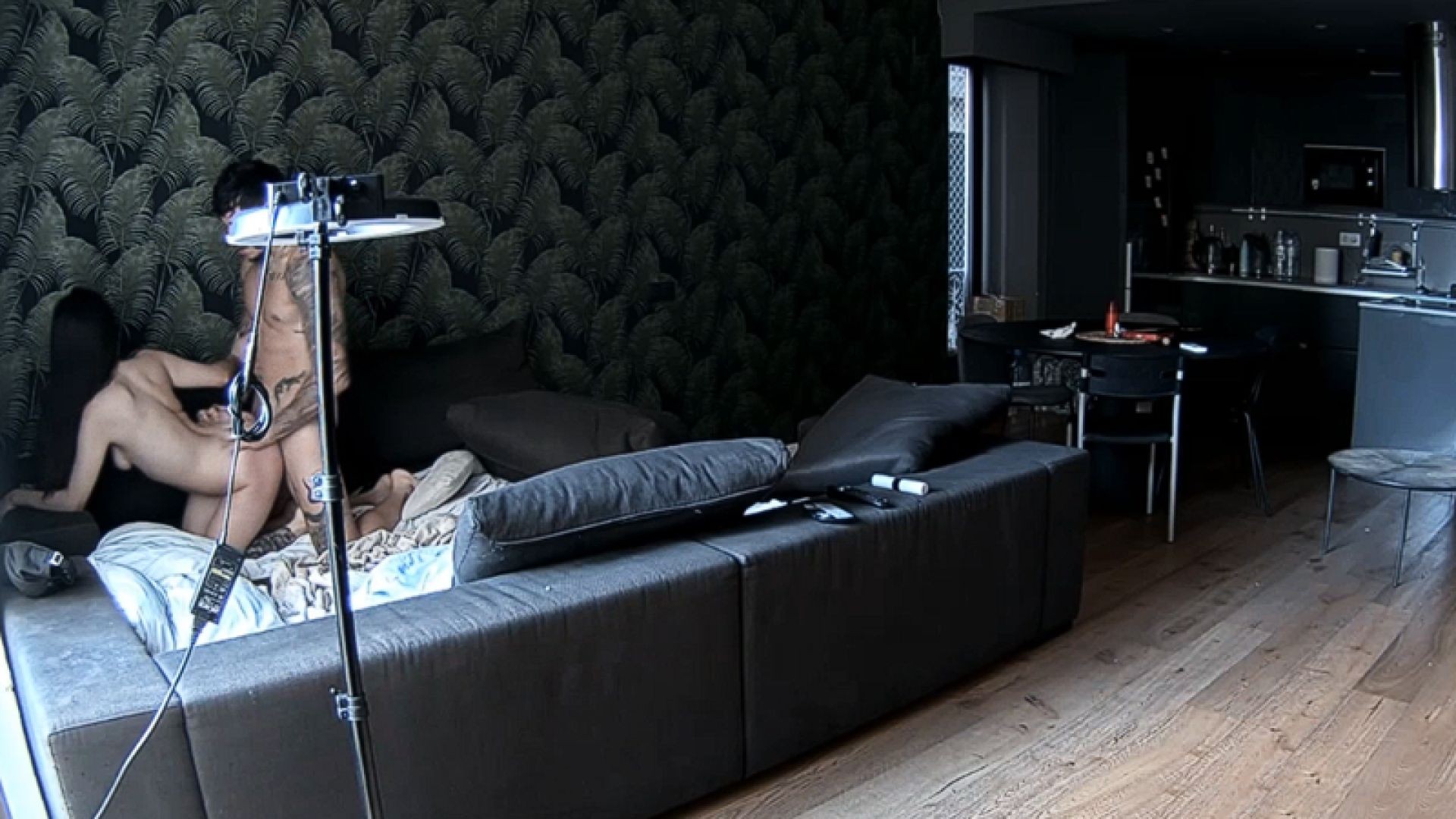 RealLifeCam - Honny and Demian Doggy Style, Cock Riding Sex in the Living room